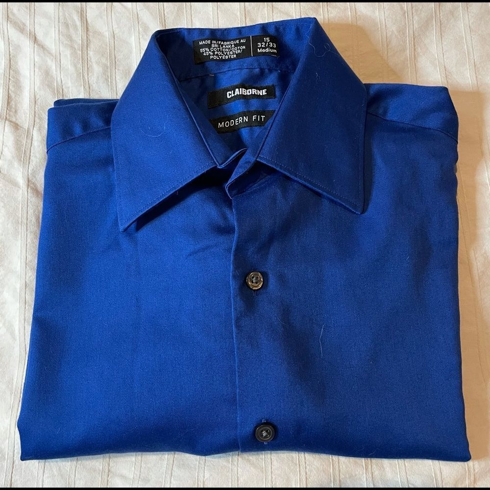 Claiborne Modern Fit Button Down Dress Shirt